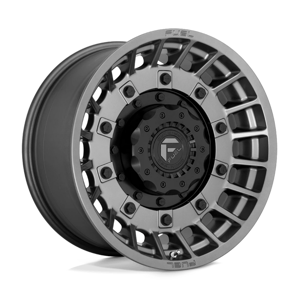 Fuel 1PC D726 MILITIA 20x10 ET-18 8x180 Matte Anthracite & Black