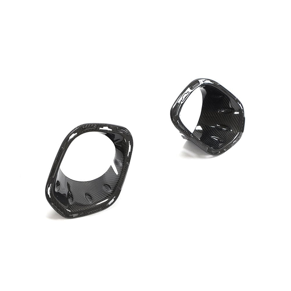 MINI COOPER S / JCW F56 CARBON FIBRE FOG LIGHT COVERS