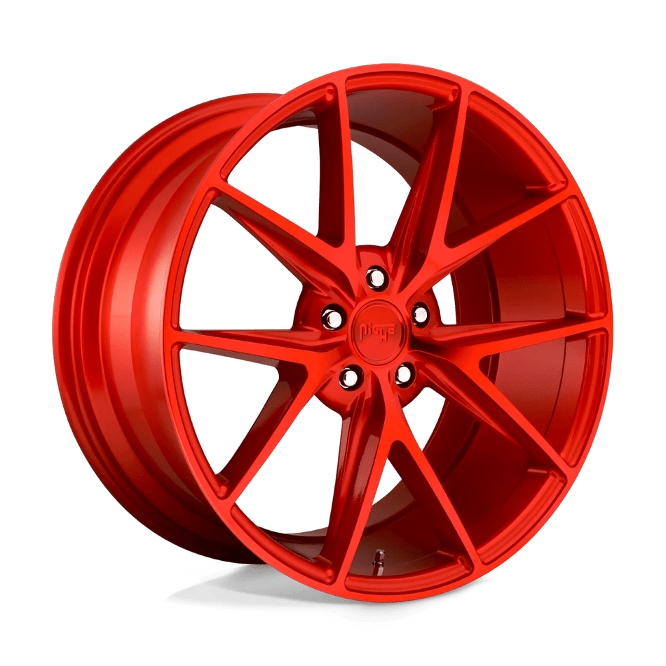 Niche 1PC M186 MISANO 19x8.5 ET33 5x114.3 Candy Red
