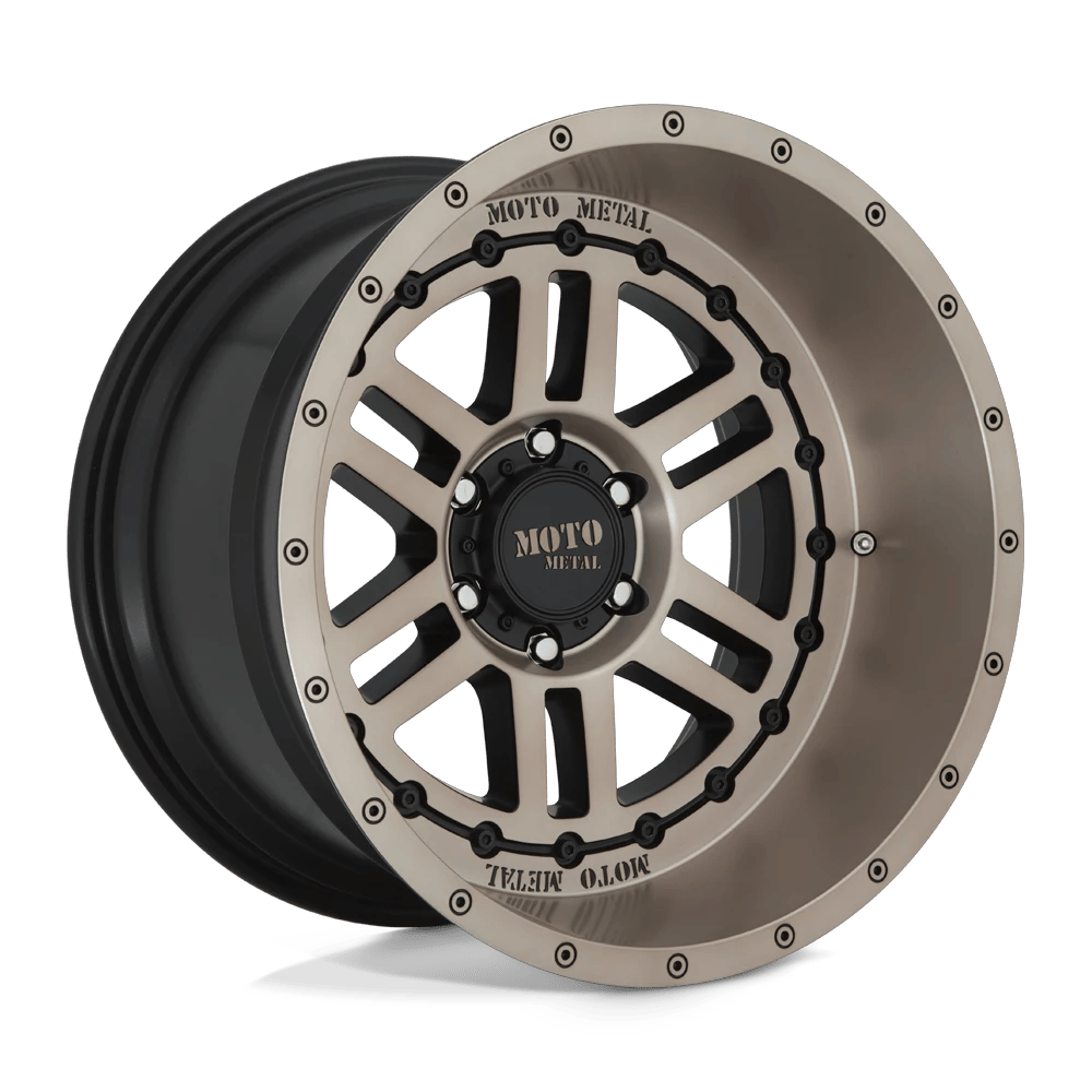 Moto Metal MO800 DEEP SIX 20x10 ET-18 6x135 Satin Black w/ Bronze Tint
