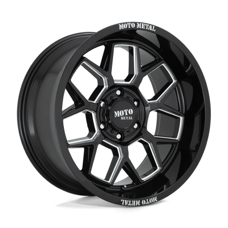 Moto Metal MO803 BANSHEE 20x10 ET-18 5x139.7 Gloss Black Milled