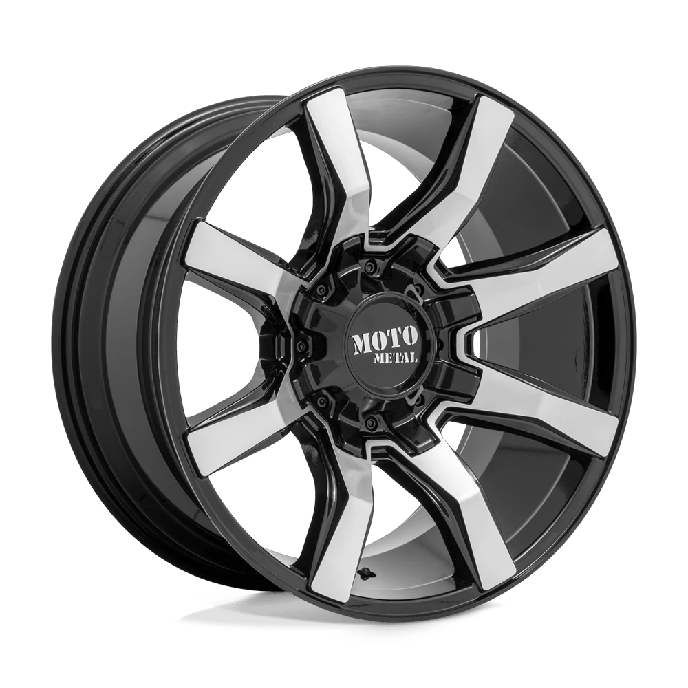 Moto Metal MO804 SPIDER 22x10 ET-18 8x170 Gloss Black Machined