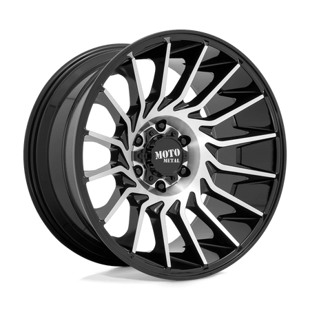 Moto Metal MO807 22x12 ET-44 5x127 Gloss Black Machined