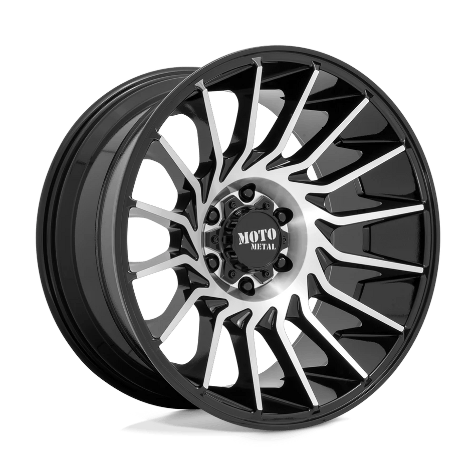Moto Metal MO807 22x12 ET-44 5x127 Gloss Black Machined