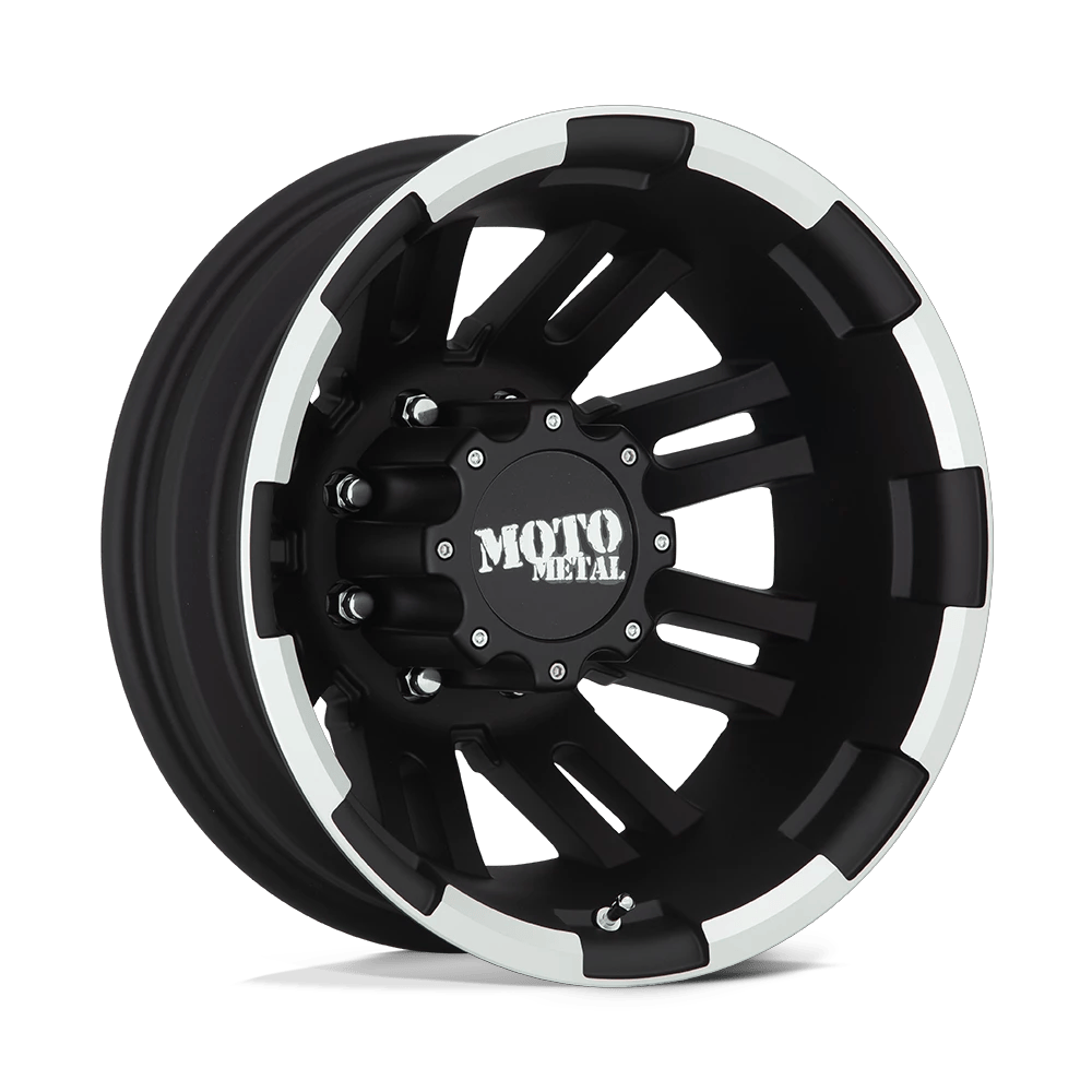 Moto Metal MO963 17x6 ET-134 8x165.1 Matte Black Machined