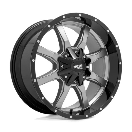 Moto Metal MO970 20x9 ET18 8x180 Gloss Gray w/ Gloss Black Lip