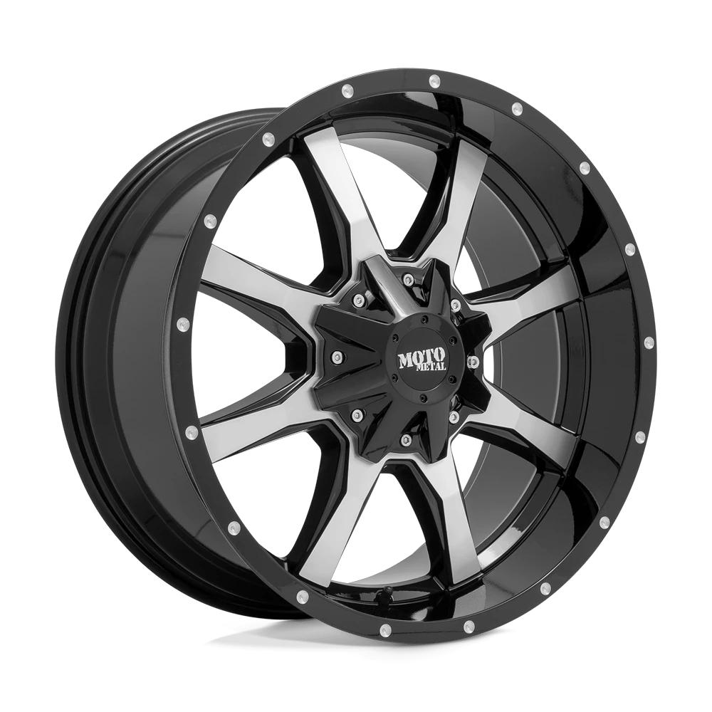 Moto Metal MO970 20x12 ET-44 8x170 Gloss Black Machined