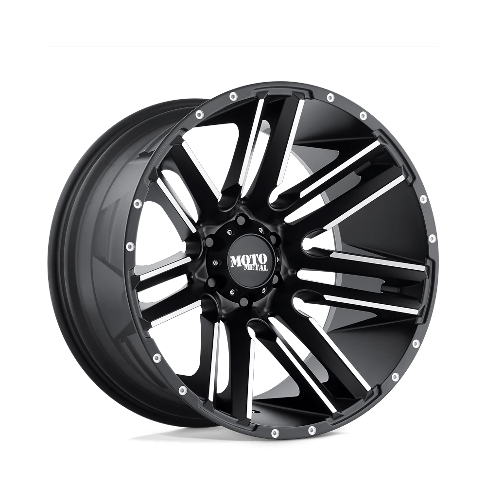 Moto Metal MO978 RAZOR 20x10 ET-24 5x139.7 Satin Black Machined
