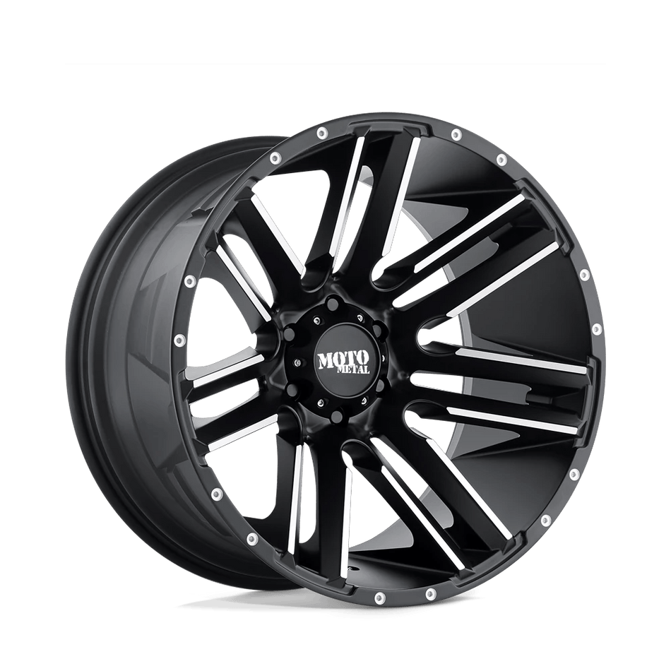 Moto Metal MO978 RAZOR 20x10 ET-42 8x180 Satin Black Machined