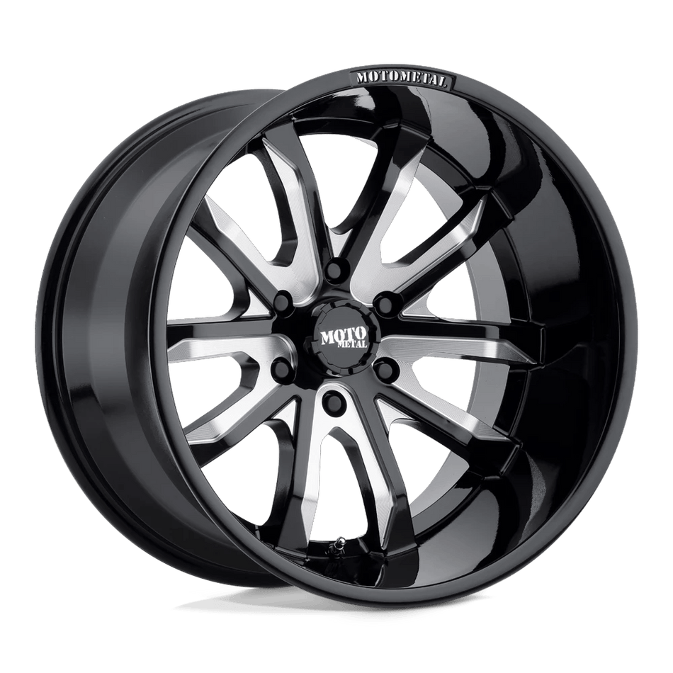 Moto Metal MO983 DAGGER 20x9 ET30 6x114.3 Gloss Black Milled