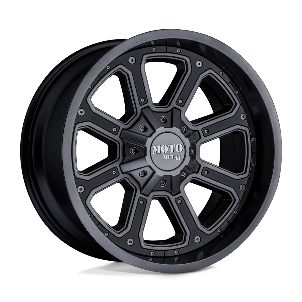 Moto Metal MO984 SHIFT 20x9 ET18 6x114.3 Matte Gray w/ G-blk Inserts