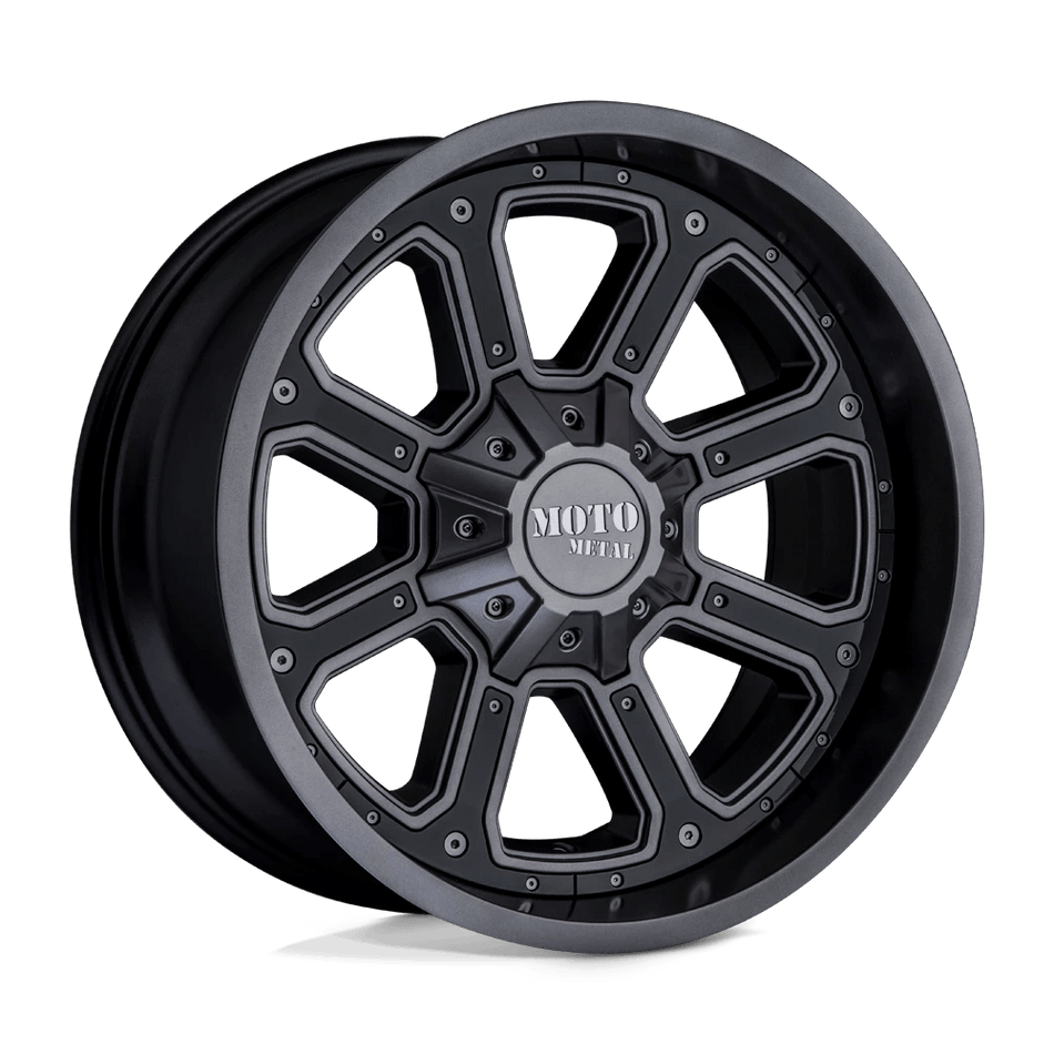 Moto Metal MO984 SHIFT 20x9 ET18 6x114.3 Matte Gray w/ G-blk Inserts