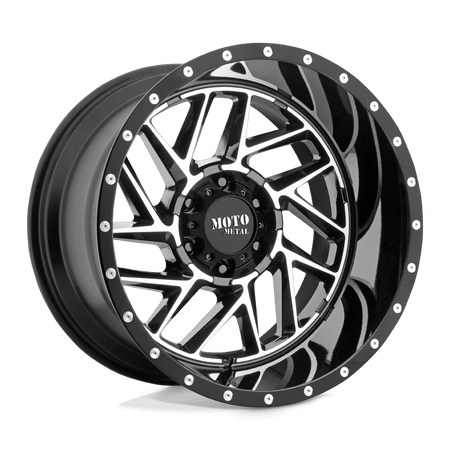 Moto Metal MO985 BREAKOUT 20x10 ET-18 8x165.1 Gloss Black Machined