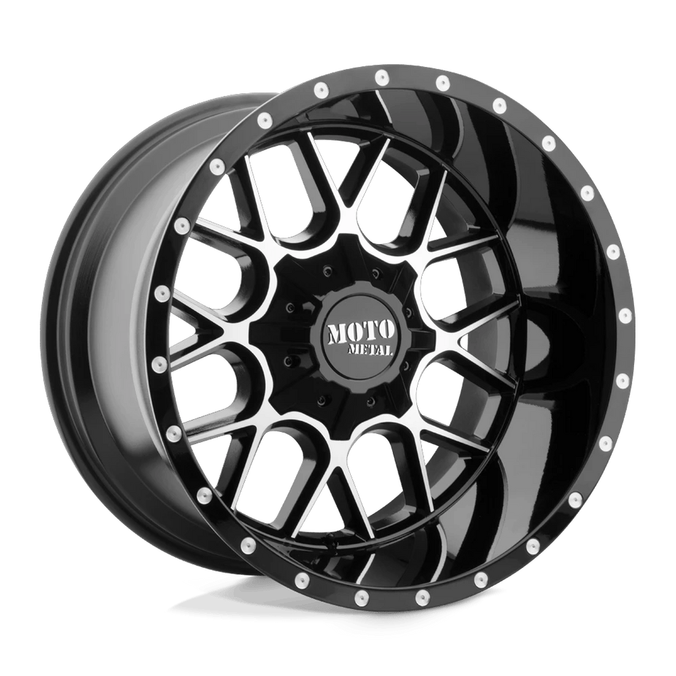 Moto Metal MO986 SIEGE 20x12 ET-44 6x135/5.5 Gloss Black Machined