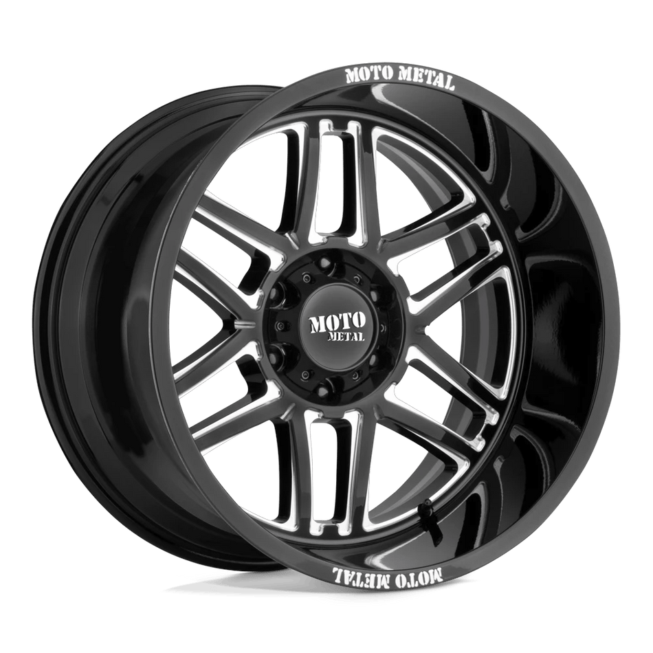 Moto Metal MO992 FOLSOM 20x12 ET-44 5x127 Gloss Black Milled