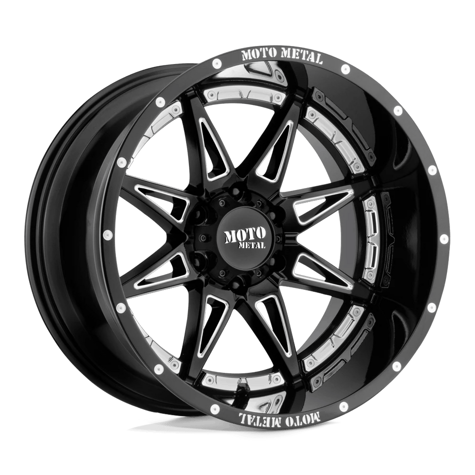 Moto Metal MO993 HYDRA 20x9 ET0 8x180 Gloss Black Milled