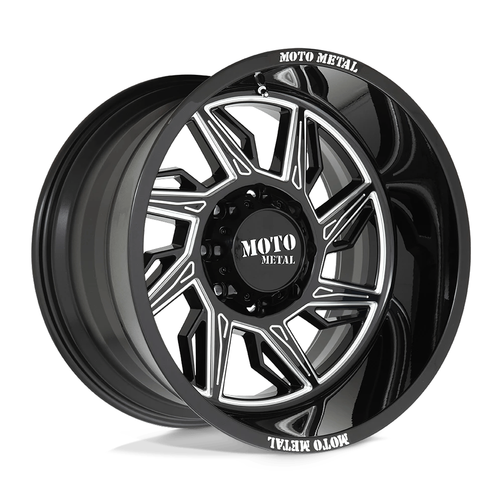 Moto Metal MO997 HURRICANE 20x10 ET-18 5x127 Gloss Black Milled