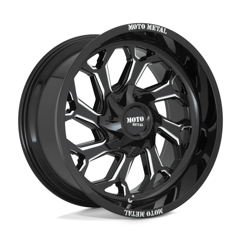 Moto Metal MO999 20x10 ET-18 5x139.7/150 Gloss Black Milled