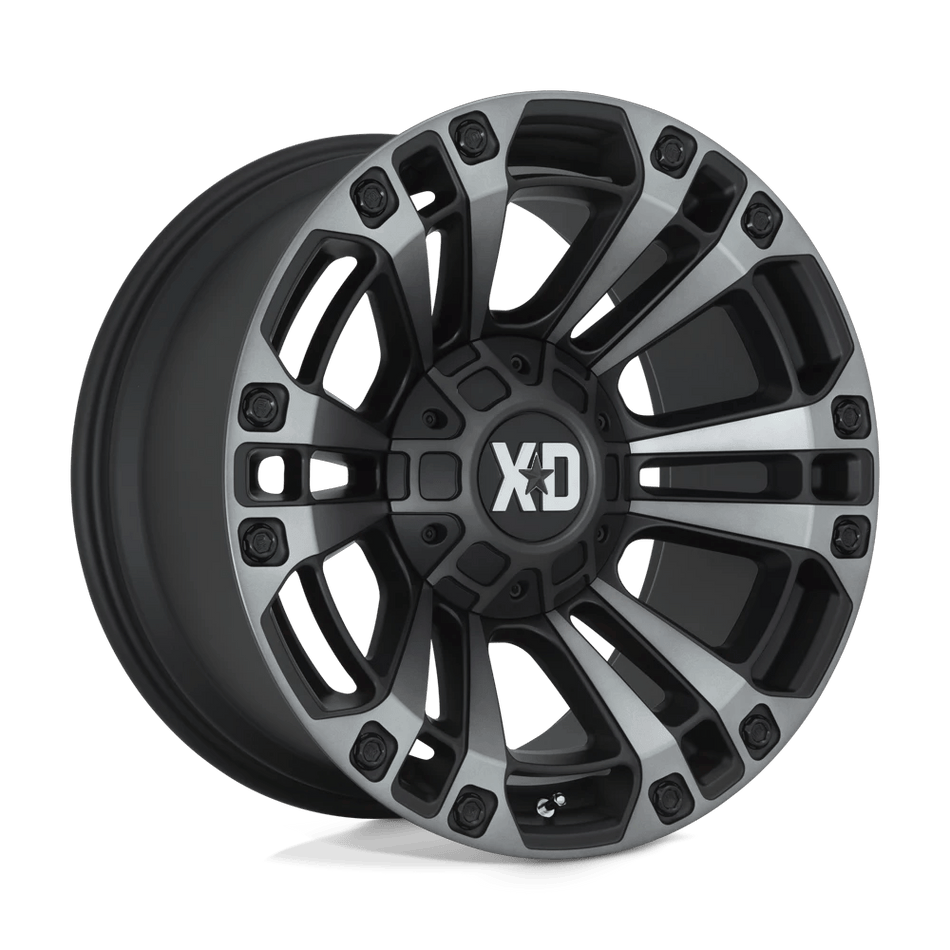 XD XD851 MONSTER 3 20x10 ET-18 8x170 Satin Black w/ Gray Tint