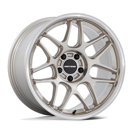 Motegi MR158 TSUBAKI 19x8.5 ET35 5x114.3 Motorsport Gold w/ Machined Lip