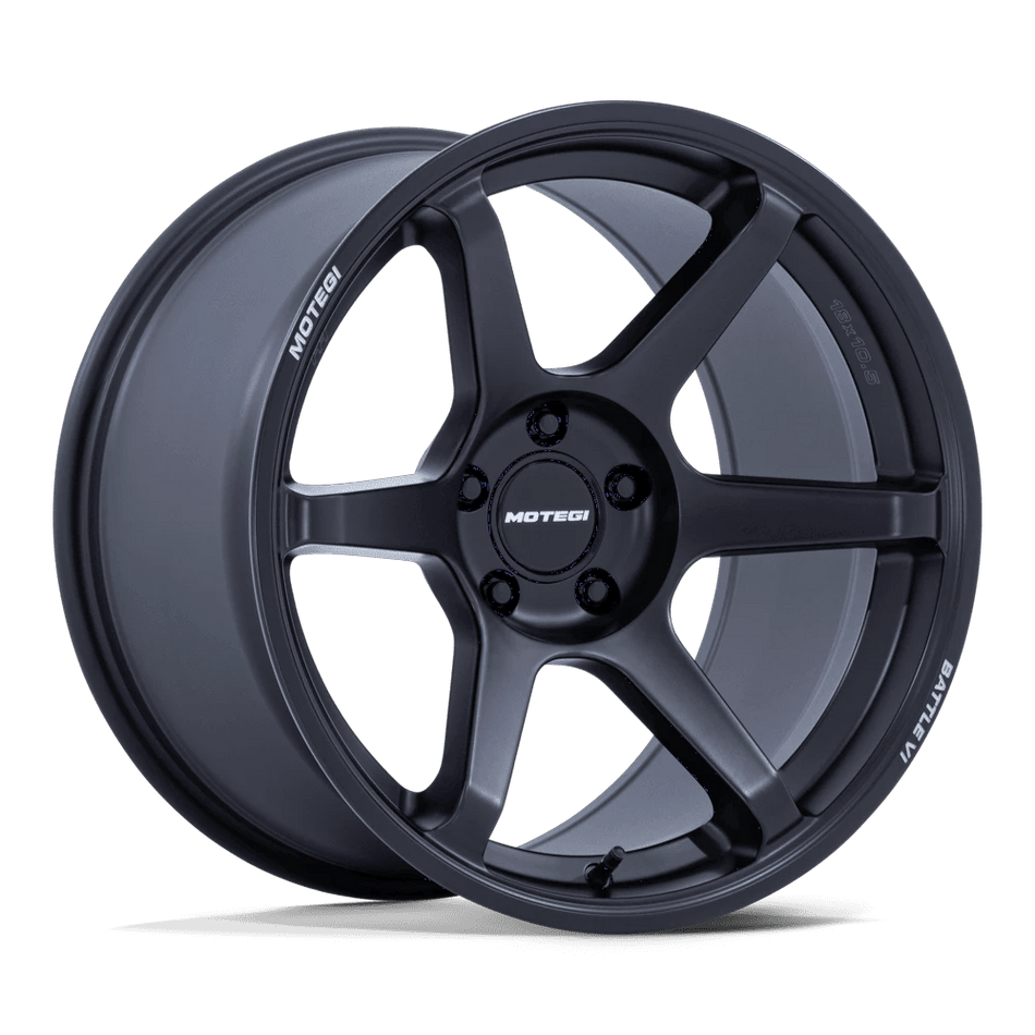Motegi MR160 BATTLE VI 18x9.5 ET35 5x120 Matte Blackbird Metallic