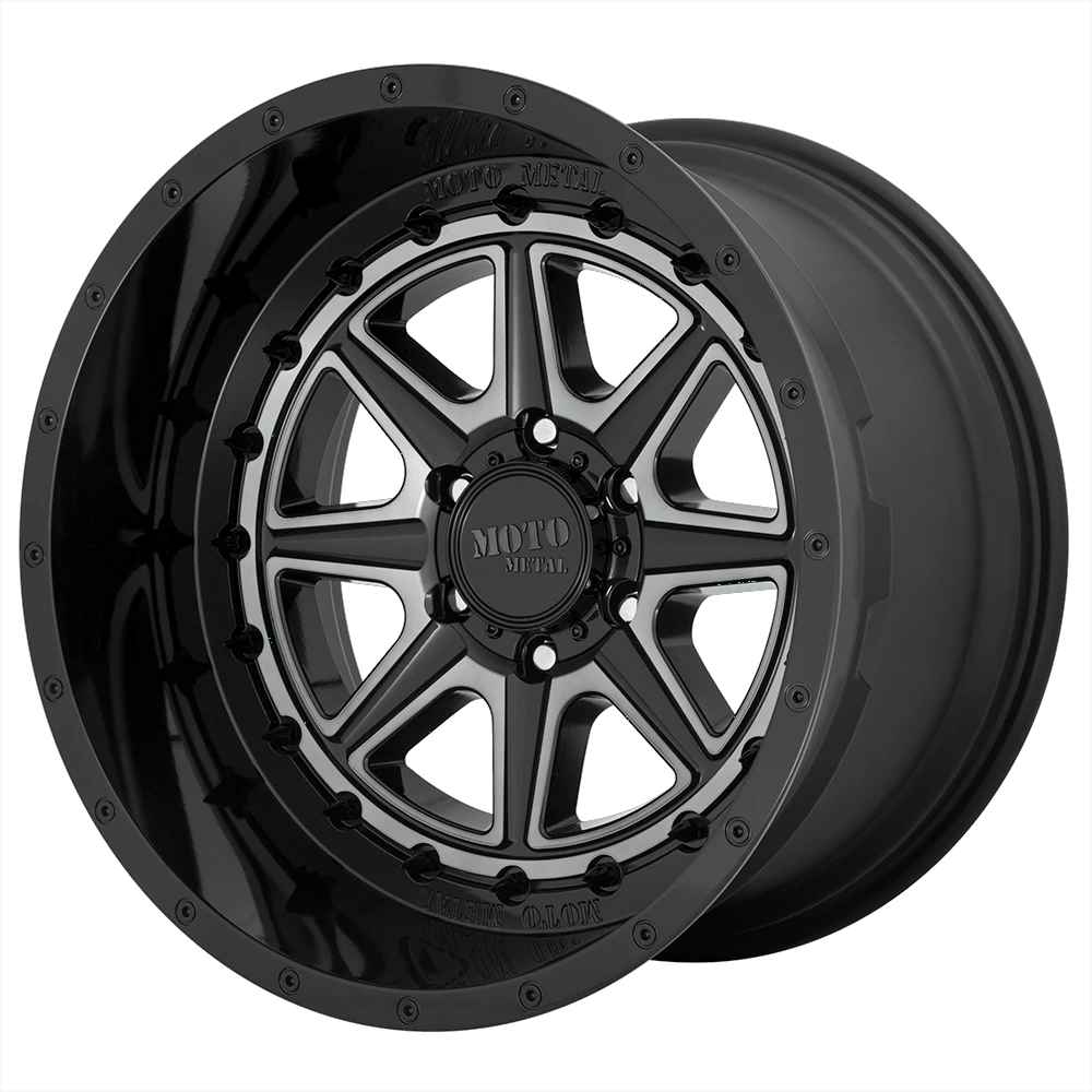 Moto Metal MO801 PHANTOM 20x10 ET-18 6x135 Gloss Black w/ Gray Tint