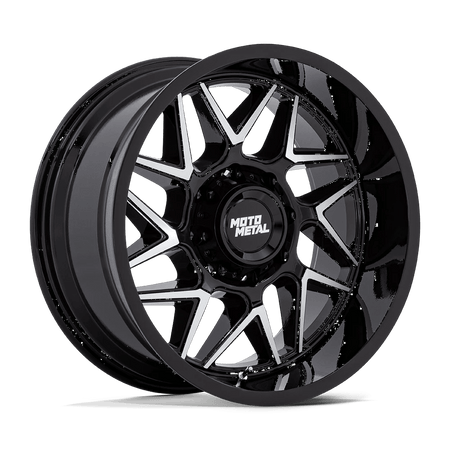 Moto Metal MO812 TURBINE 20x9 ET20 8x170 Gloss Black Machined