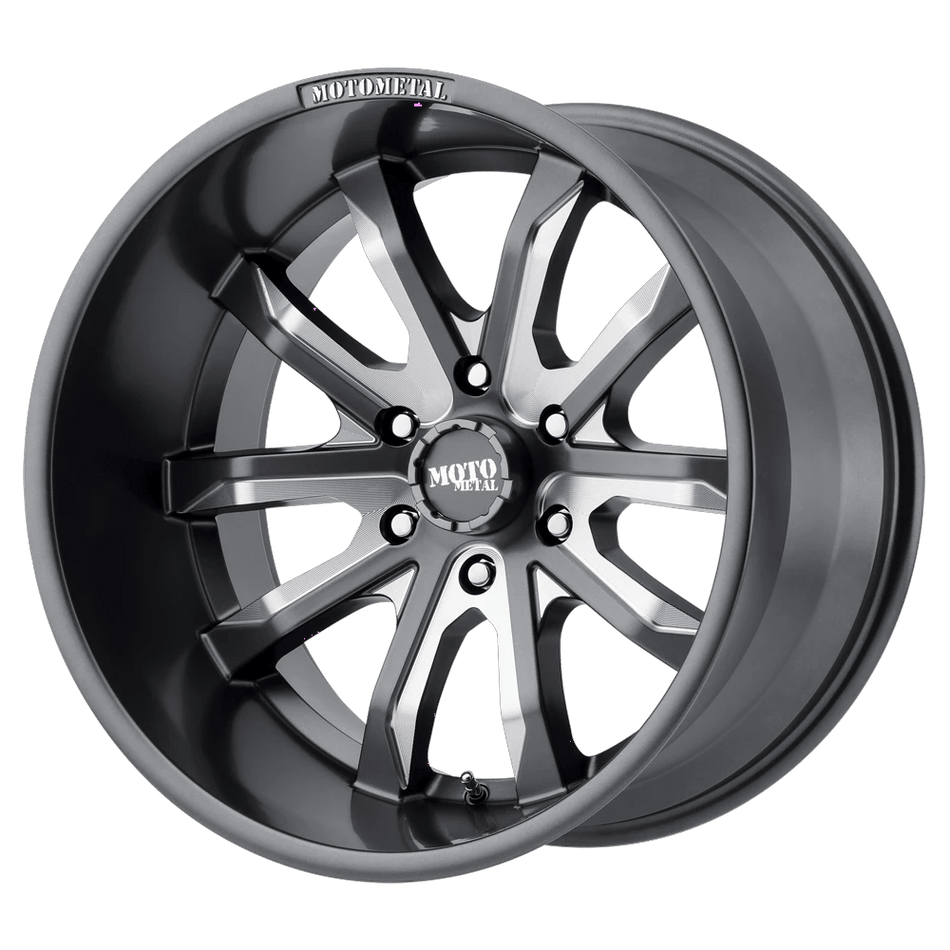 Moto Metal MO983 DAGGER 20x9 ET30 6x114.3 Satin Gray Milled