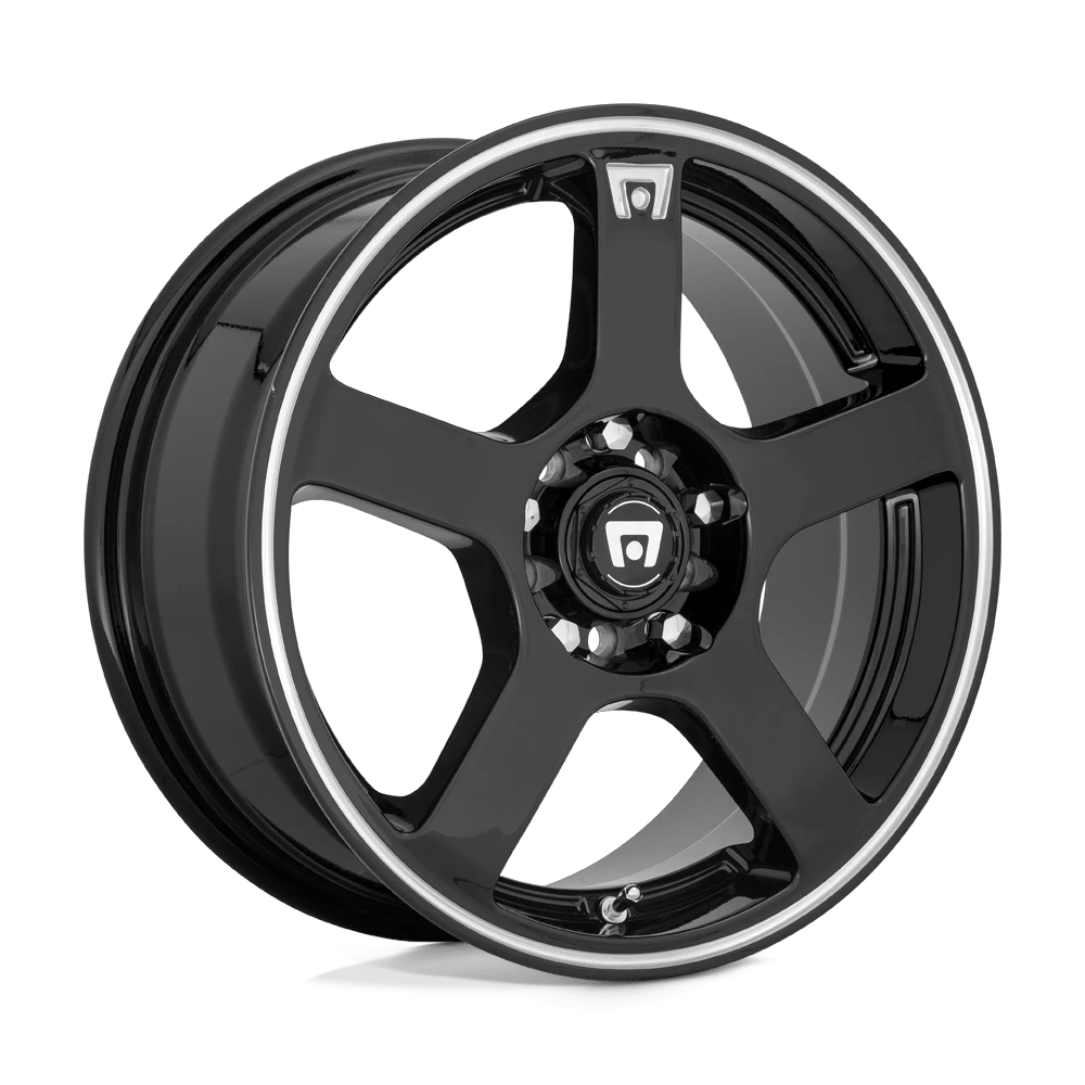 Motegi MR116 FS5 17x7 ET40 5x107.9/4.5 Gloss Black w/ Machined Flange