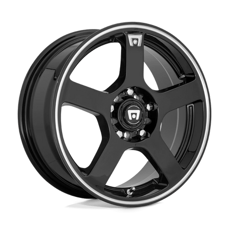 Motegi MR116 FS5 17x7 ET40 5x112/4.5 Gloss Black w/ Machined Flange
