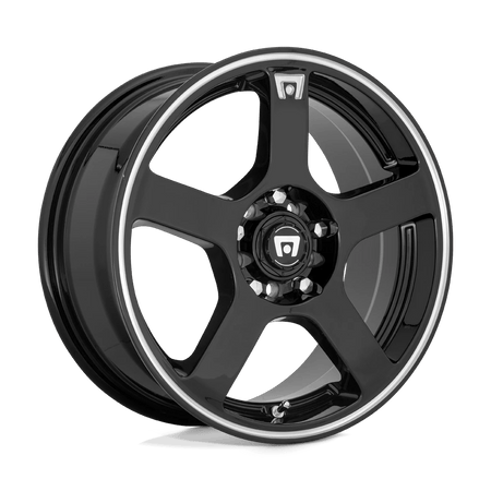 Motegi MR116 FS5 17x7 ET40 5x105/4.5 Gloss Black w/ Machined Flange
