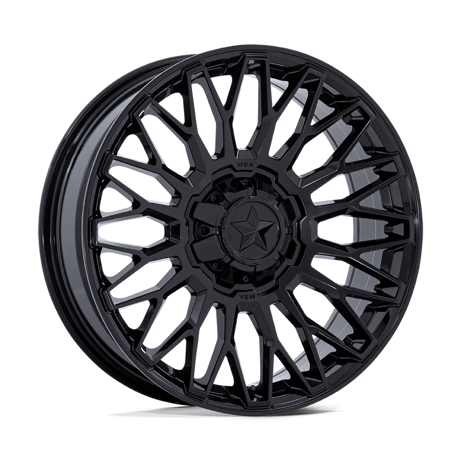 MSA Offroad Wheels M50 CLUBBER UTV 14x7 ET10 4x137/156 Gloss Black