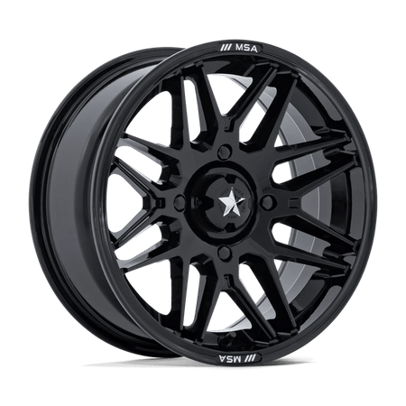 MSA Offroad Wheels M52 RADAR UTV 14x7 ET10 4x110 Gloss Black