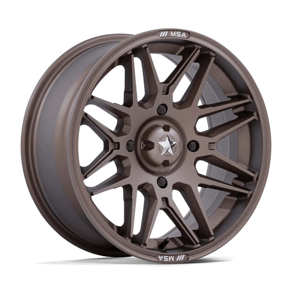 MSA Offroad Wheels M52 RADAR UTV 14x7 ET-47 4x156 Matte Bronze