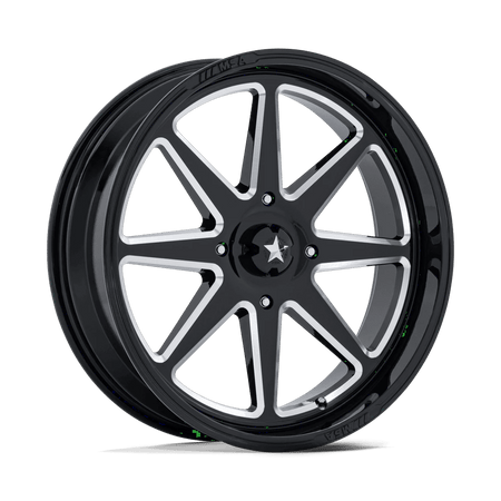 MSA Offroad Wheels M54 SPARK UTV 20x7 ET0 4x156 Gloss Black Milled
