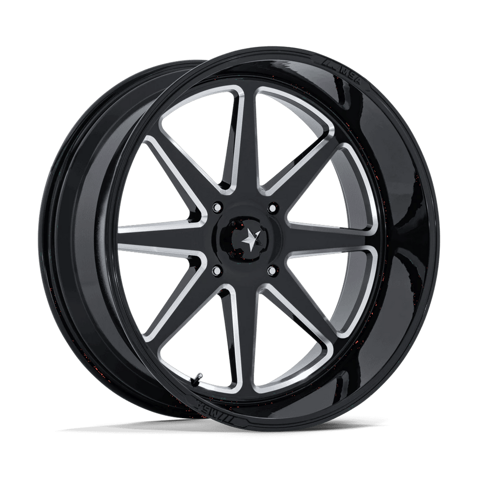 MSA Offroad Wheels M54 SPARK UTV 24x10 ET-25 4x137 Gloss Black Milled