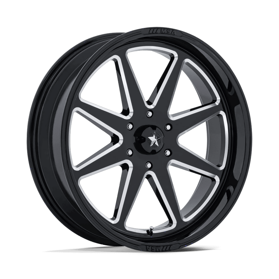 MSA Offroad Wheels M54 SPARK UTV 24x7 ET0 6x139.7 Gloss Black Milled