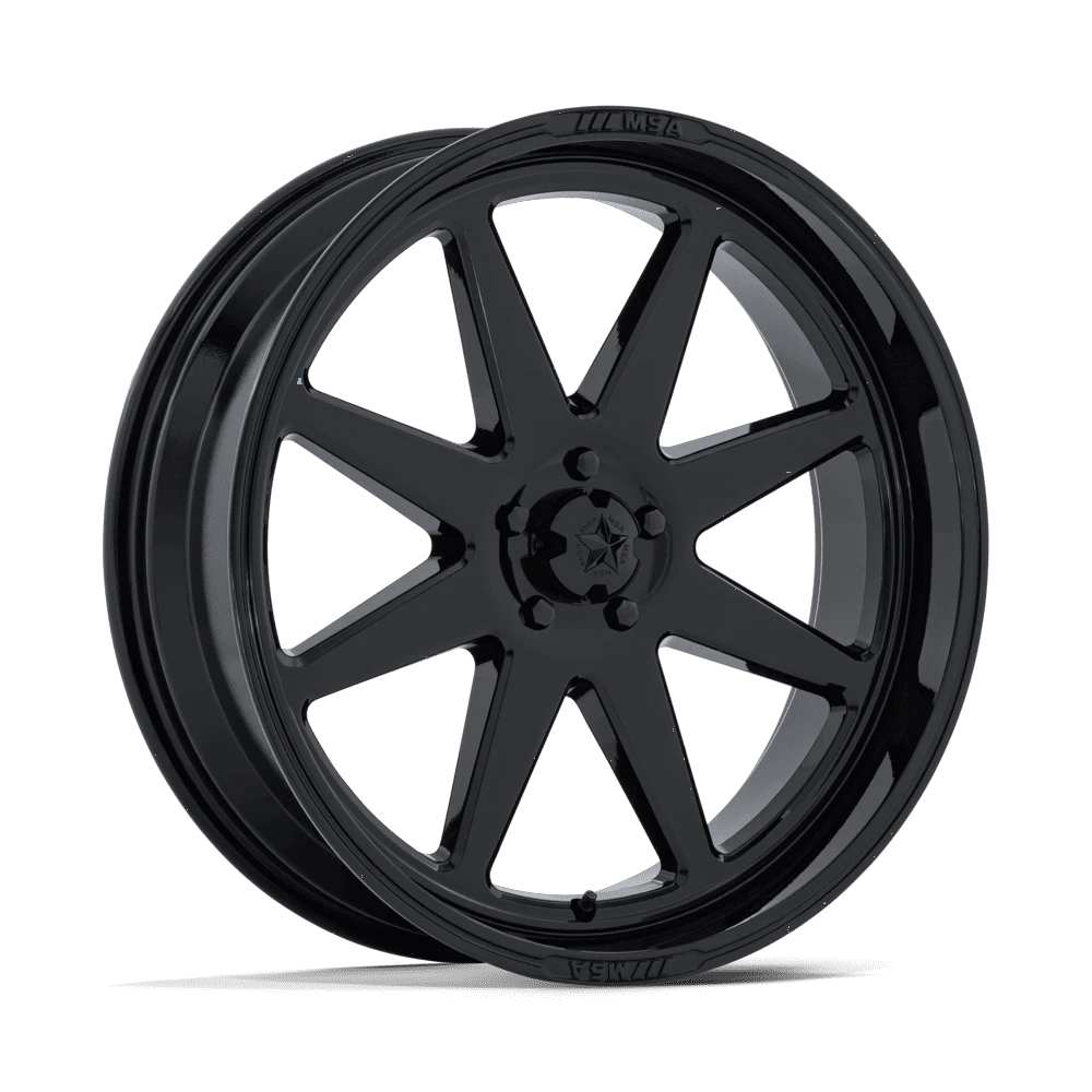 MSA Offroad Wheels M54 SPARK UTV 24x10 ET-25 5x114.3 Gloss Black