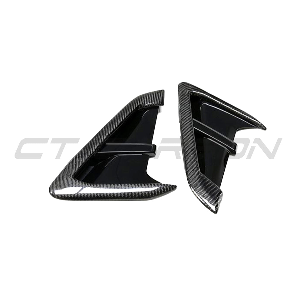 BMW G01/G02 X3/X4 & F97/F98 X3M/X4M 2018-2025 CARBON FIBRE FENDER TRIM-Accessories-CT CARBON-CT Carbon - High-quality carbon fiber and gloss black aerodynamic parts for premium sports and luxury vehicles.