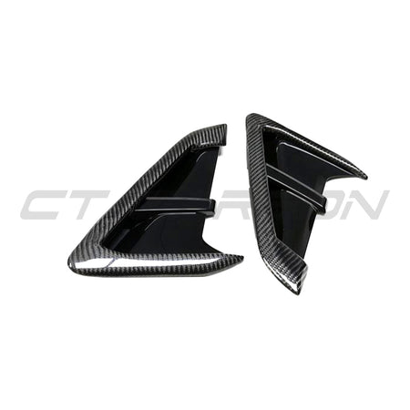 BMW G01/G02 X3/X4 & F97/F98 X3M/X4M 2018-2025 CARBON FIBRE FENDER TRIM-Accessories-CT CARBON-CT Carbon - High-quality carbon fiber and gloss black aerodynamic parts for premium sports and luxury vehicles.
