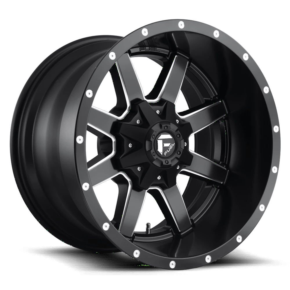 Fuel 1PC D538 MAVERICK 20x12 ET-44 8x165.1 Matte Black Milled