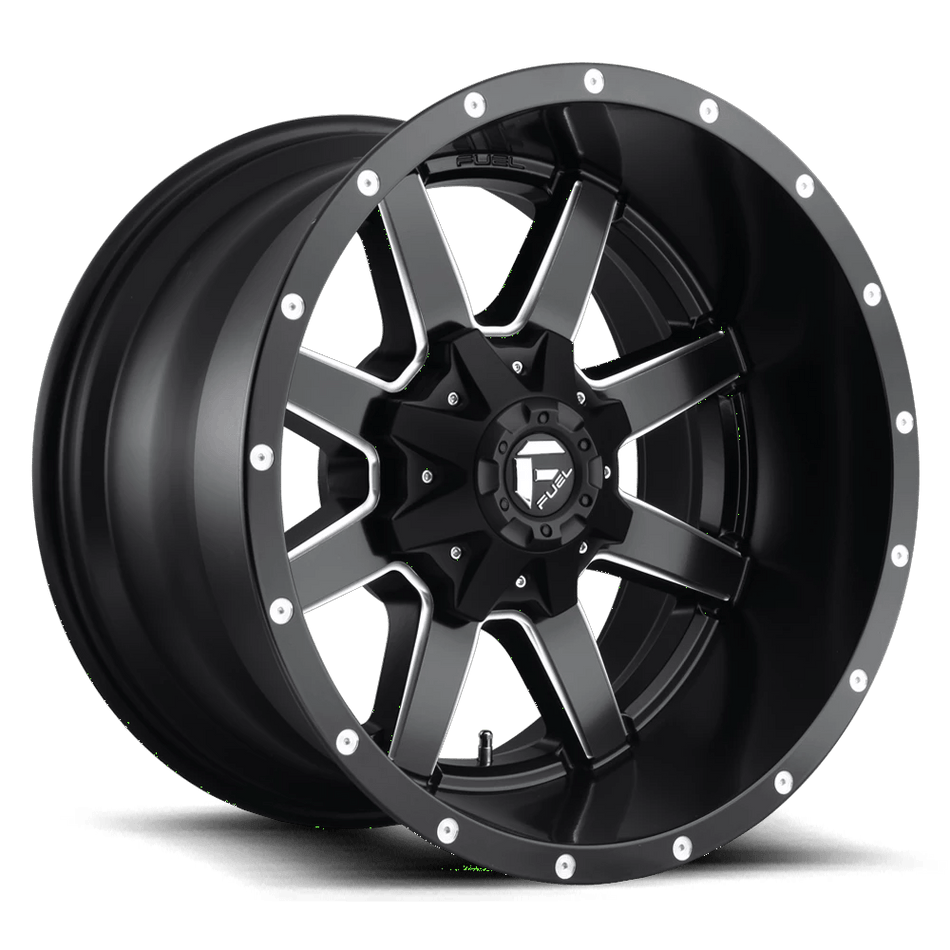 Fuel 1PC D538 MAVERICK 20x12 ET-44 8x165.1 Matte Black Milled