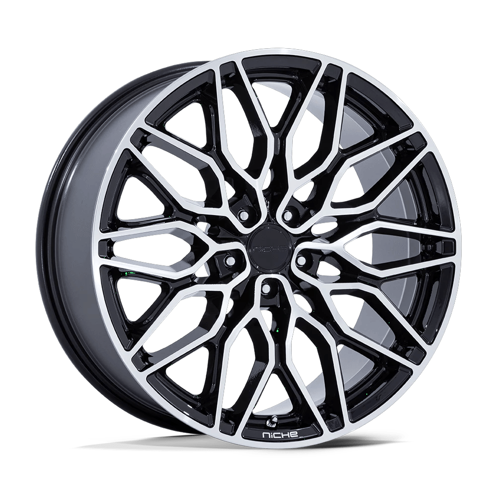 Niche 1PC NC277 CALABRIA 5 20x9 ET20 5x112 Gloss Black Machined