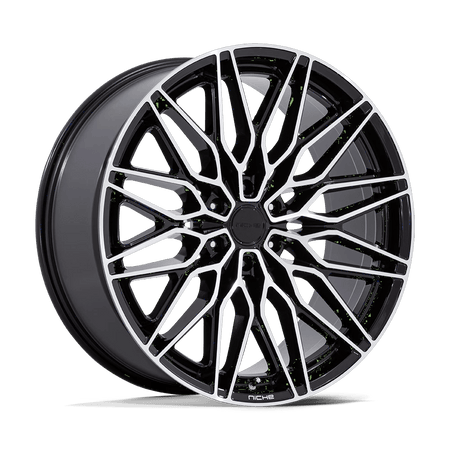 Niche 1PC NC278 CALABRIA 6 22x9.5 ET19 6x139.7 Gloss Black Machined