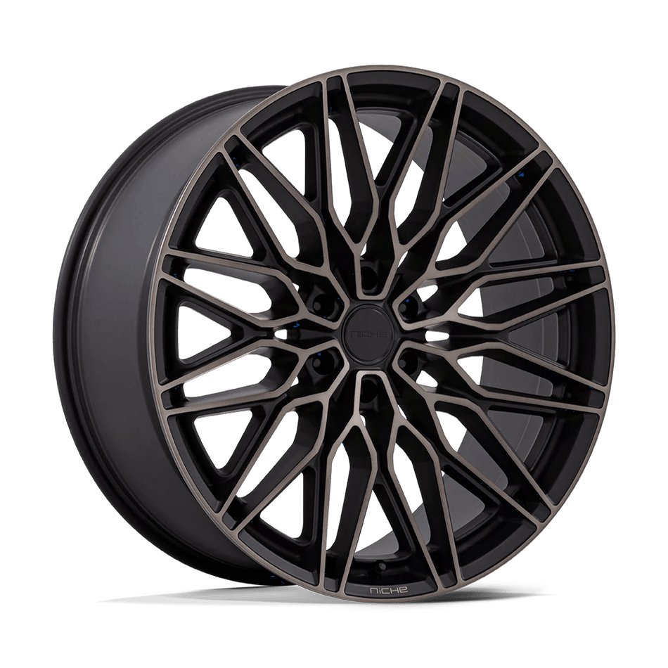 Niche 1PC NC278 CALABRIA 6 22x9.5 ET19 6x139.7 Matte Black Machined Dark Tint