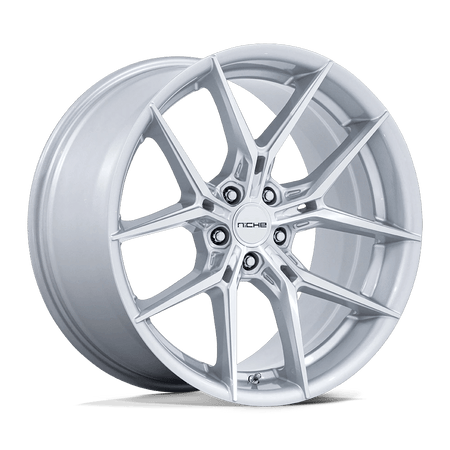 Niche 1PC NC279 PRODIGY 5 20x9 ET45 5x112 Silver w/ Machined Face