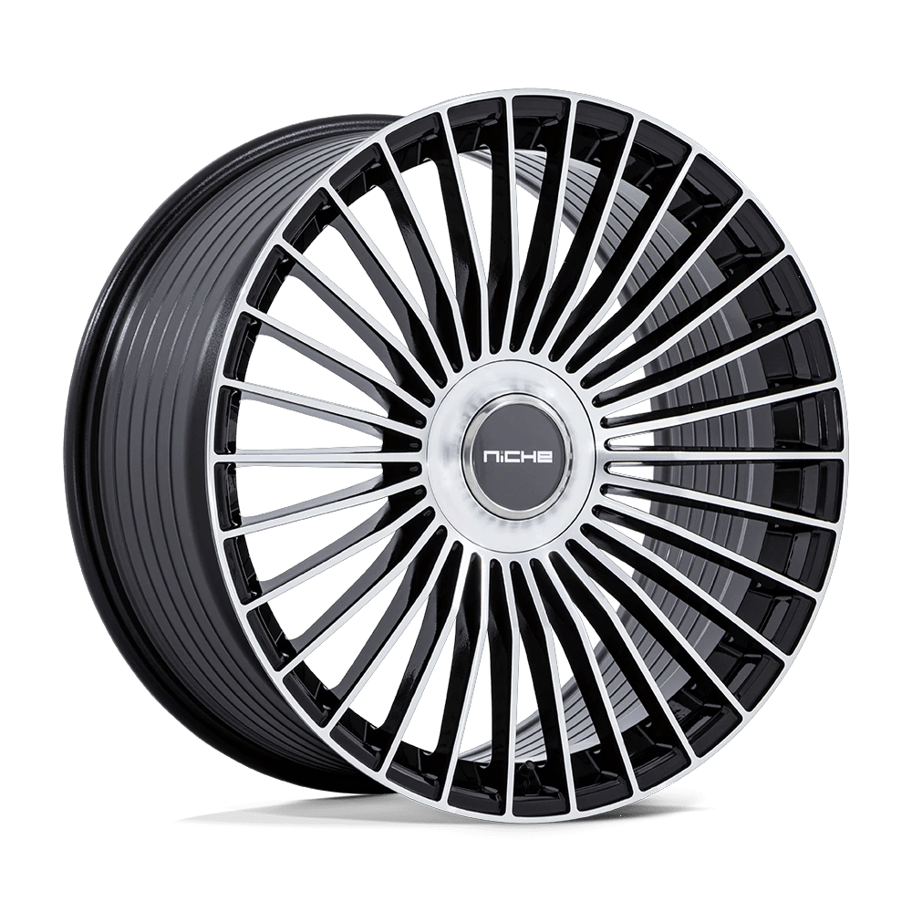 Niche 1PC NC282 SERENE 22x10 ET35 5x112/120 Gloss Black Machined