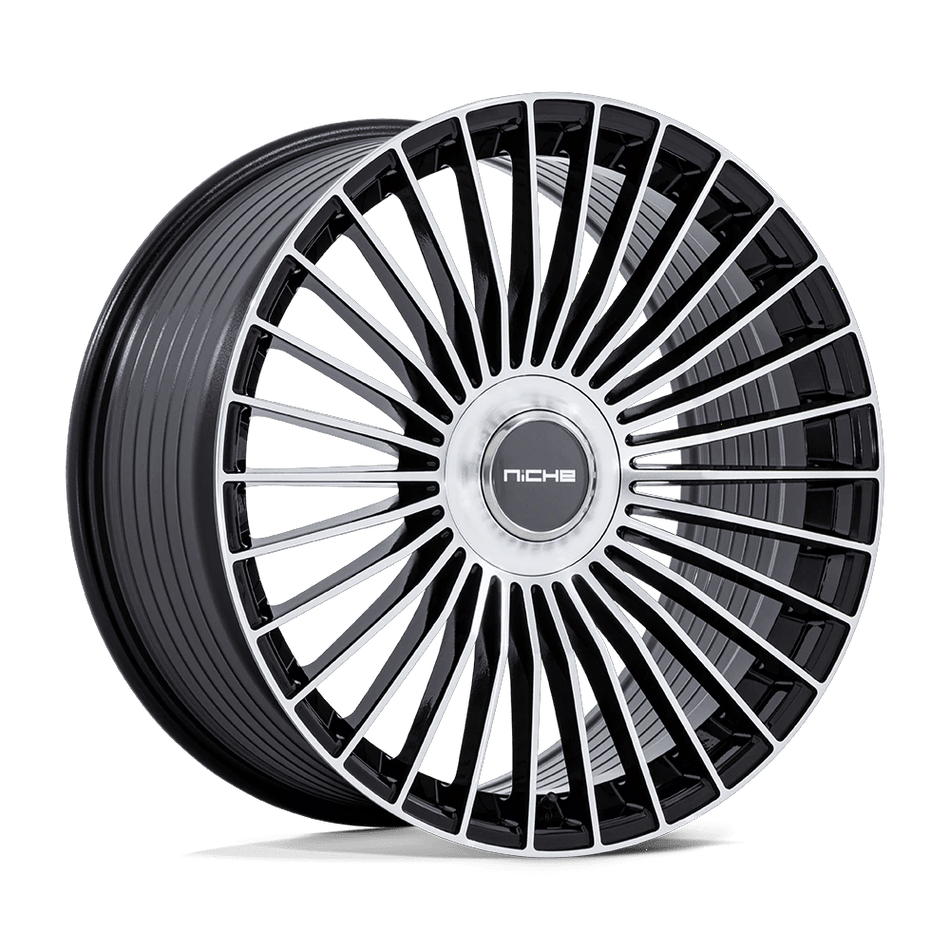 Niche 1PC NC282 SERENE 24x10 ET30 6x135/5.5 Gloss Black Machined