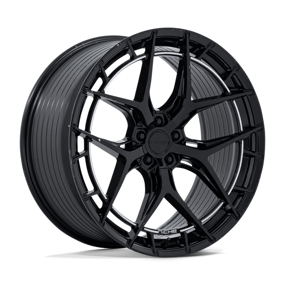 Niche 1PC NC286 RIVIERA 22x9 ET27 5x120 Gloss Black