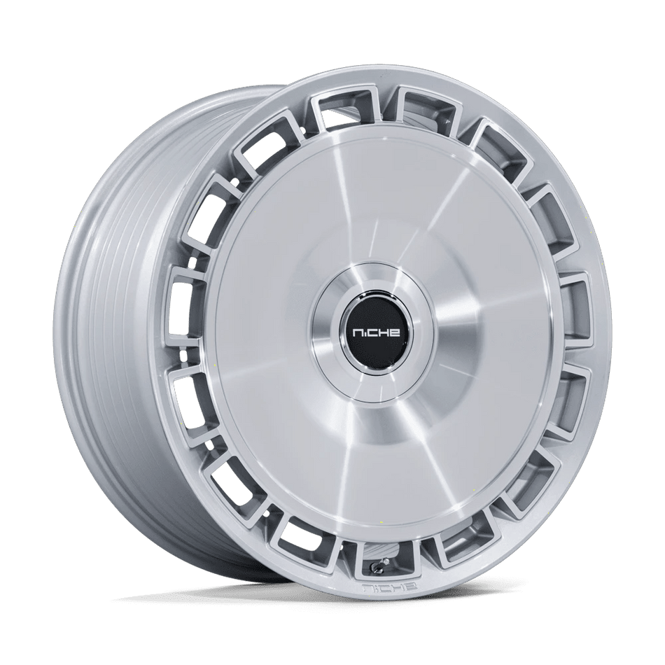 Niche 1PC NC287 VENICE 24x10 ET20 BLANK Gloss Silver w/ Machined Face